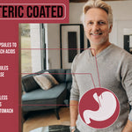 A man standing in his apartment that takes a natural supplement that is a delayed release capsule.  Plus it is a natural statin a natural alternative to statins and it is lowering cholesterol without statins.