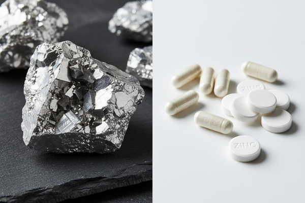 Zinc supplement capsule detail — Immuno-Care ingredient